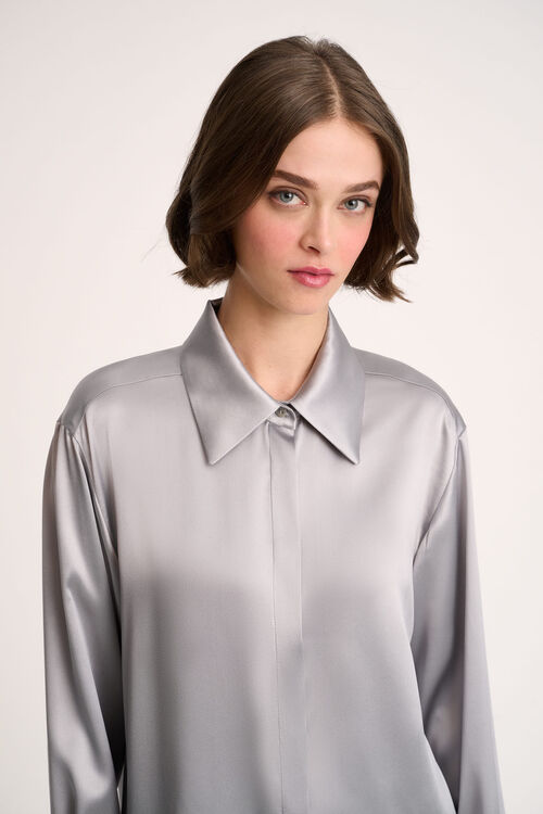 Luisa Spagnoli Levriero - Camicia in seta Offerte giornaliere