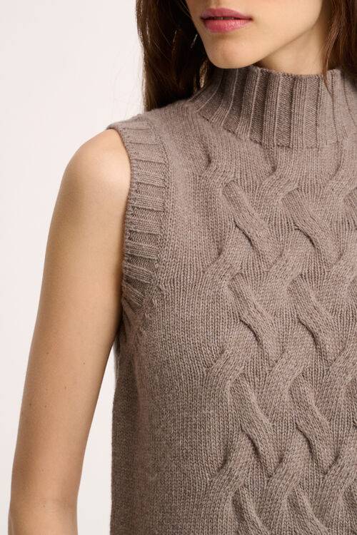 Luisa Spagnoli Chiusura - Gilet a collo alto Fino al 55% di sconto