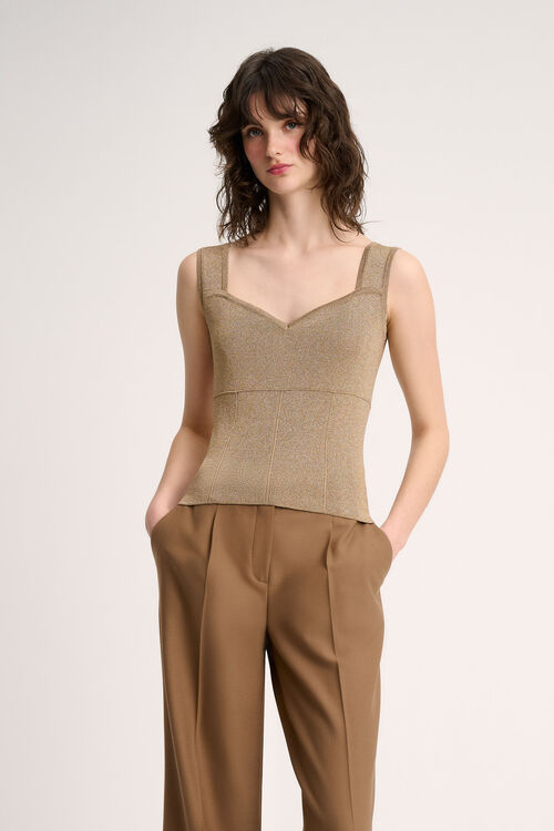 Luisa Spagnoli Zac - Top in lurex 2025