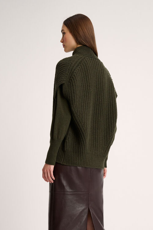 Luisa Spagnoli Capsula - Gilet in maglia Nuovo