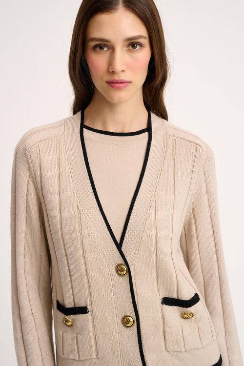 Luisa Spagnoli Mozione - Cardigan bon ton Qualità