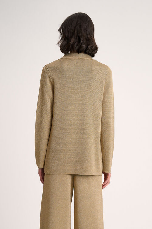Luisa Spagnoli Zeppola - Cardigan lurex Soddisfazione Garantita
