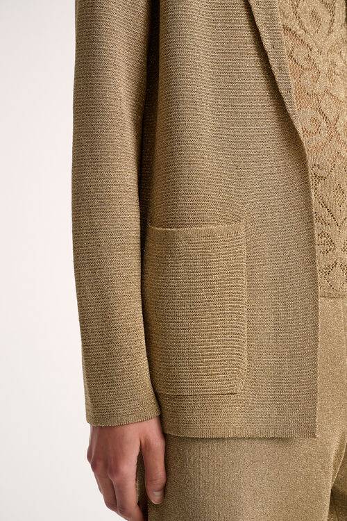 Luisa Spagnoli Zeppola - Cardigan lurex Soddisfazione Garantita