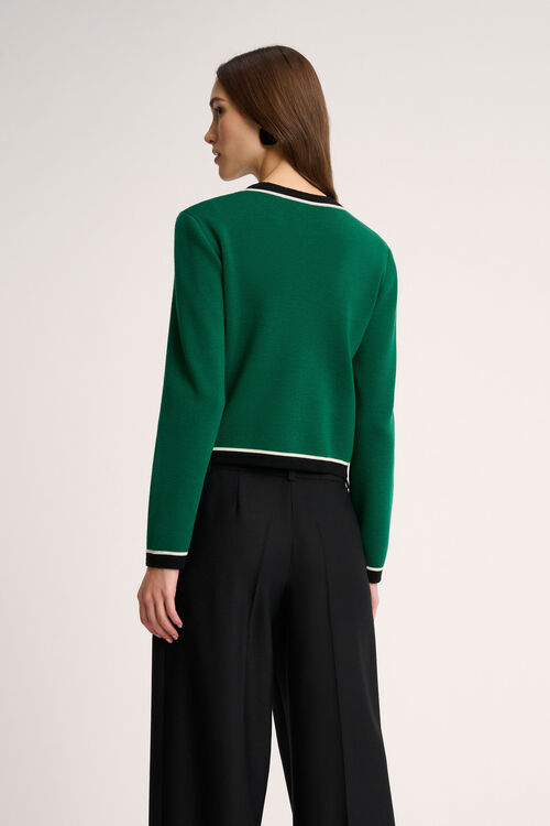Luisa Spagnoli Materiale - Cardigan bon ton Promozione Limitata