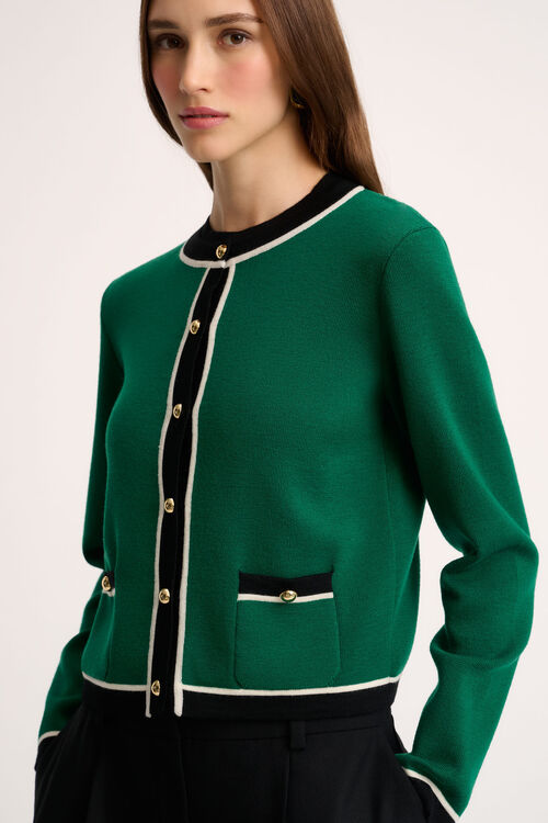 Luisa Spagnoli Materiale - Cardigan bon ton Promozione Limitata