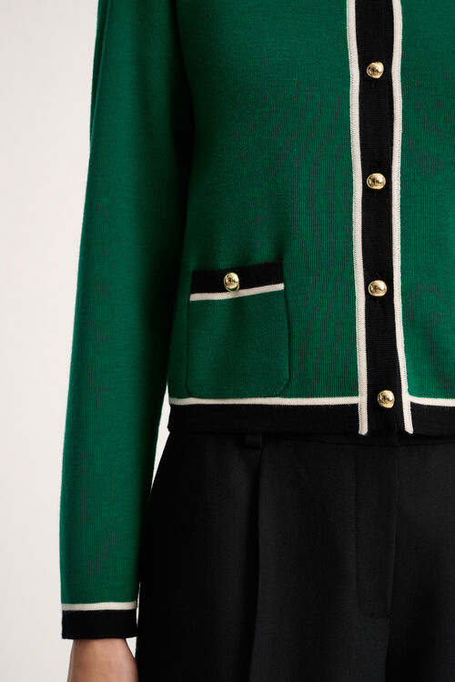 Luisa Spagnoli Materiale - Cardigan bon ton Promozione Limitata
