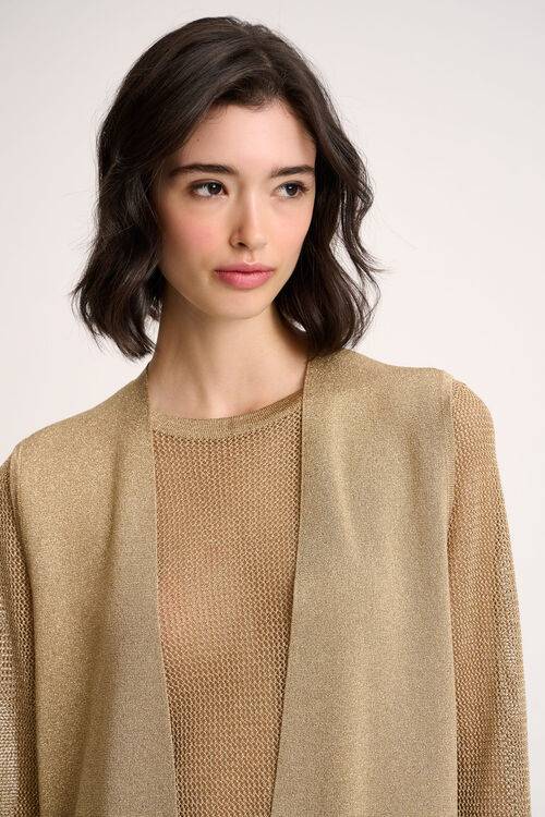 Luisa Spagnoli Zio - Gilet in lurex Shopping Online