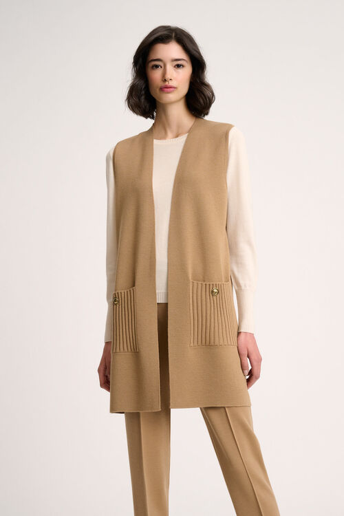 Luisa Spagnoli Menna - Gilet in maglia Sottocosto