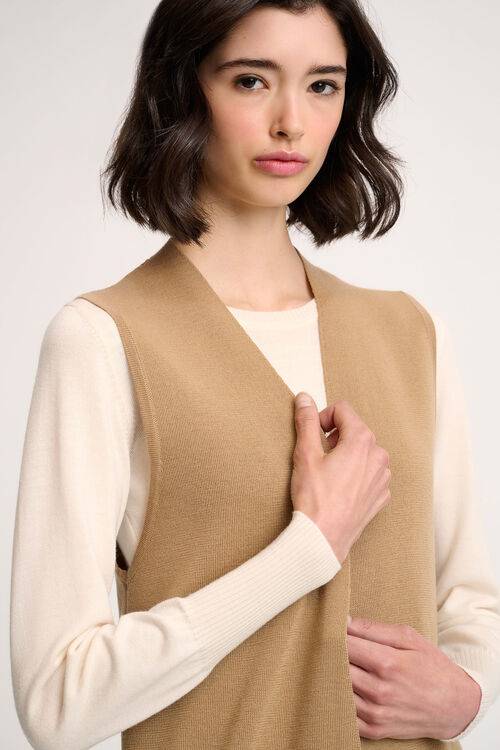 Luisa Spagnoli Menna - Gilet in maglia Sottocosto