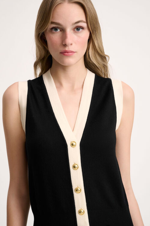 Luisa Spagnoli Mongiovino - Gilet bon ton Convenienza