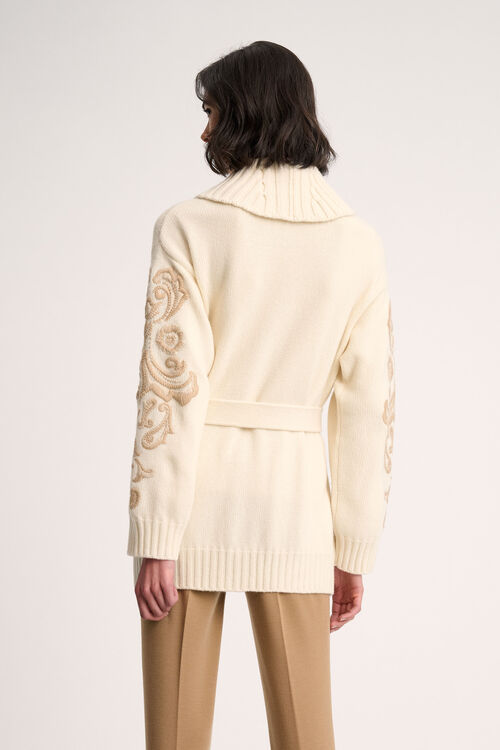 Luisa Spagnoli Cestello - Cardigan ricamato Offerta