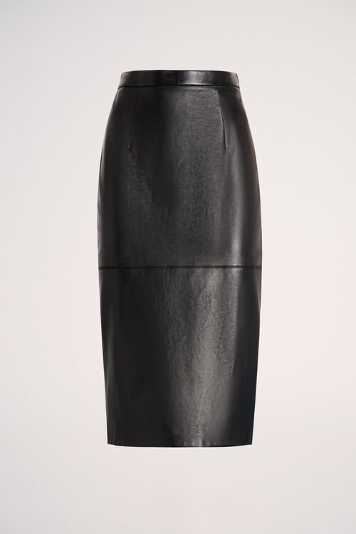 Luisa Spagnoli Fenice - Gonna longuette in pelle Moda