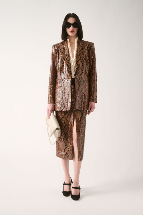 Luisa Spagnoli Francia - Gonna in pelle - Fashion Show Black Friday