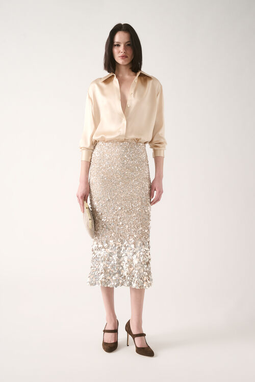 Luisa Spagnoli Filtro - Gonna paillettes - Fashion Show Online Outlet
