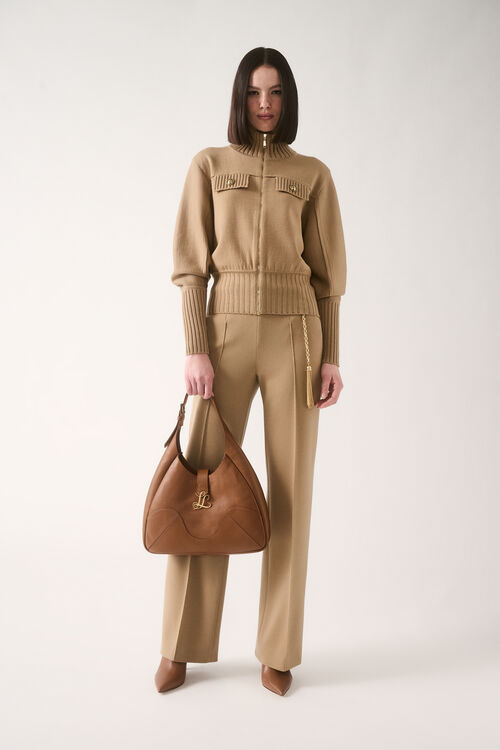 Luisa Spagnoli Mora - Pantaloni in lana Offerte esclusive