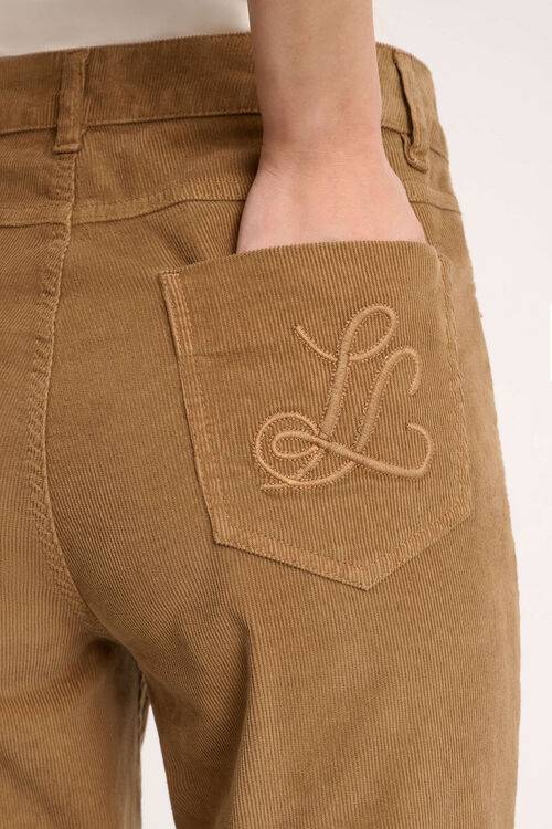 Luisa Spagnoli Ogniora - Pantaloni in velluto Offerte stagionali