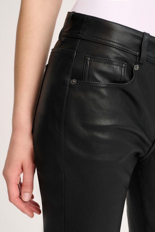 Luisa Spagnoli Originario - Pantaloni flared in pelle Super Saving Price