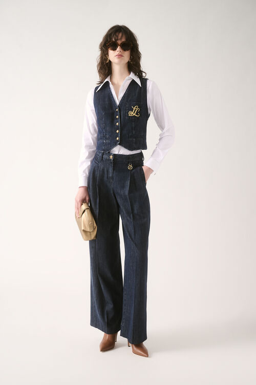 Luisa Spagnoli Oncia - Pantaloni in denim Fino al 60% di sconto