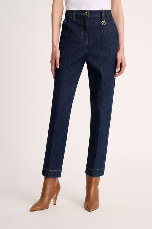 Luisa Spagnoli Opalite - Pantaloni in denim 50% di sconto con spedizione gratuita