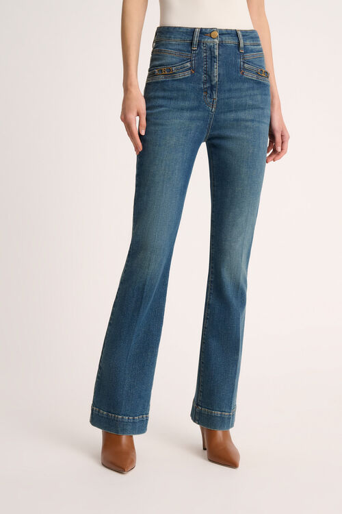Luisa Spagnoli Ofilio - Jeans flared Trasporto libero internazionale