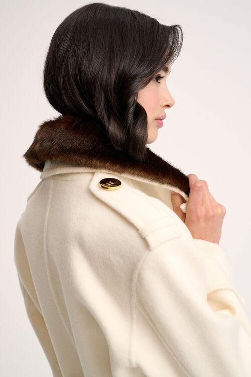 Luisa Spagnoli Salone - Cappotto con collo - Fashion Show Duty-free