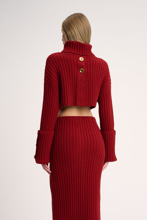 Luisa Spagnoli Mappale - Pullover cropped - Fashion Show Soddisfazione Garantita