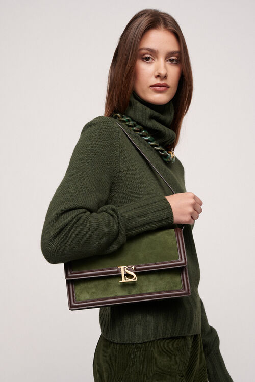 Luisa Spagnoli Itea - Borsa a tracolla - Fashion Show Vendita Calda