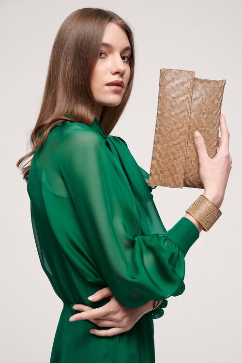 Luisa Spagnoli Imma - Pochette in strass Offerta Anniversario