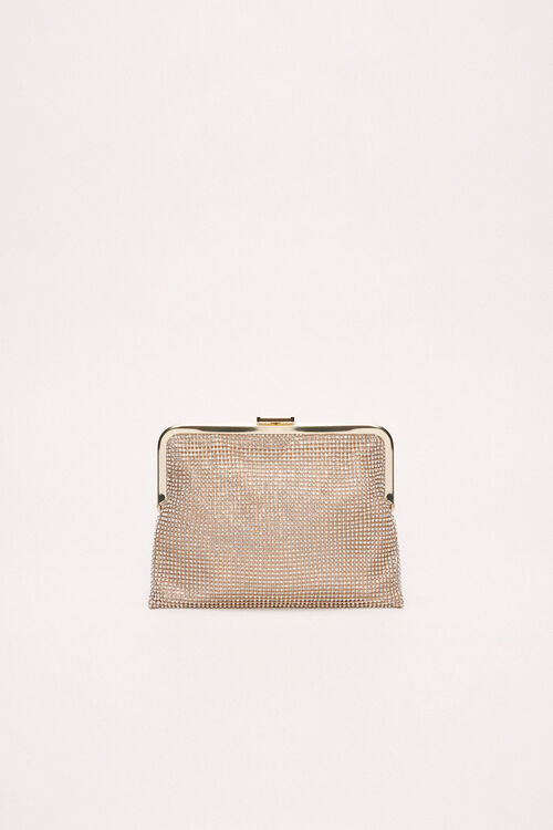 Luisa Spagnoli Illustre - Clutch in strass Latest fashion