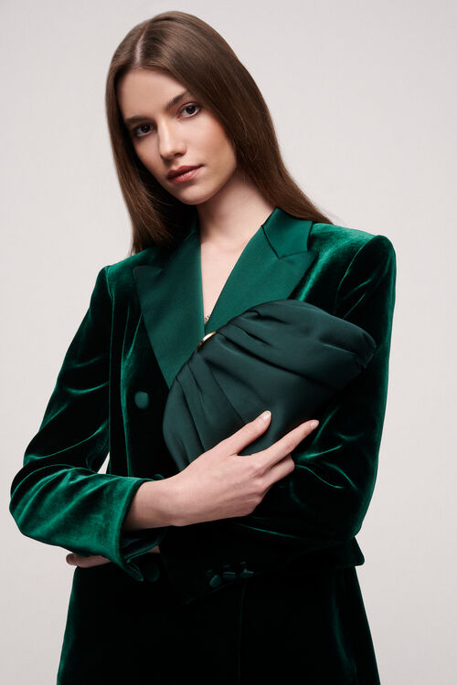 Luisa Spagnoli Ilam - Clutch in raso Liquidazione