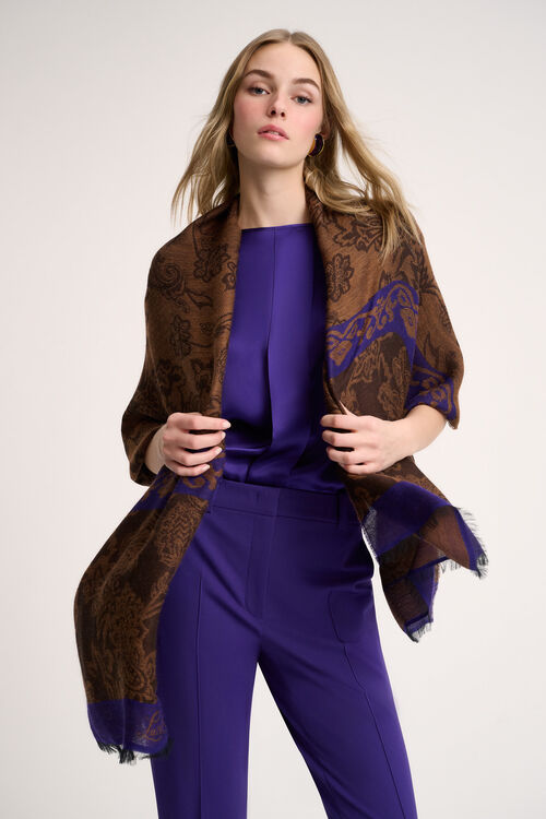 Luisa Spagnoli Roccatura - Sciarpa jacquard In Vendita