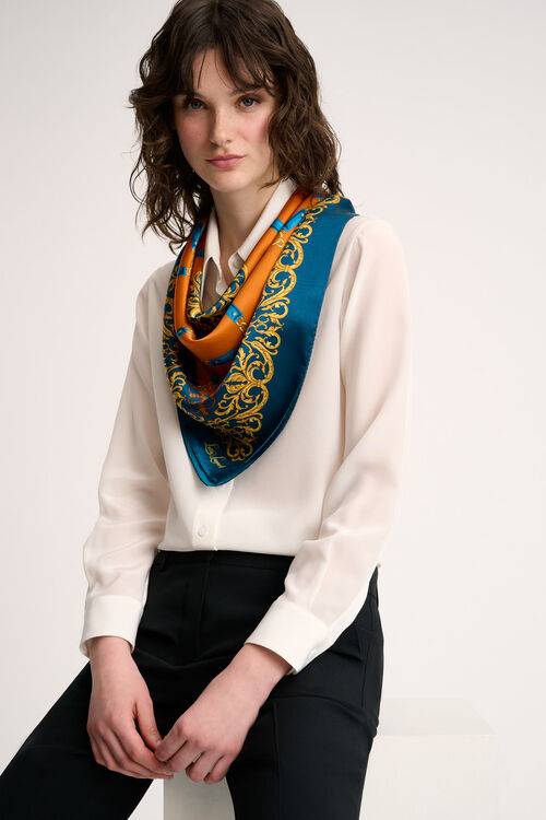 Luisa Spagnoli Recevoir - Foulard in seta Offerte