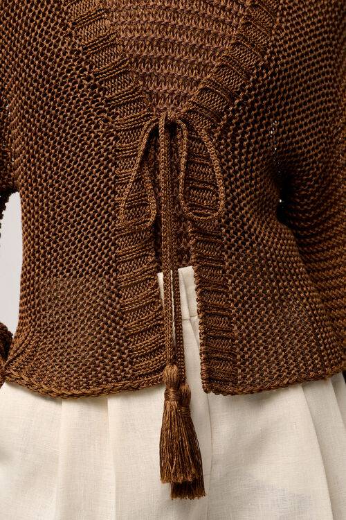 Luisa Spagnoli Collante - Cardigan cropped Offerta migliore