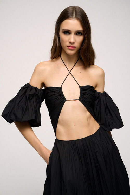 Luisa Spagnoli Pesto - Abito cut-out - Fashion Show Offerte speciali