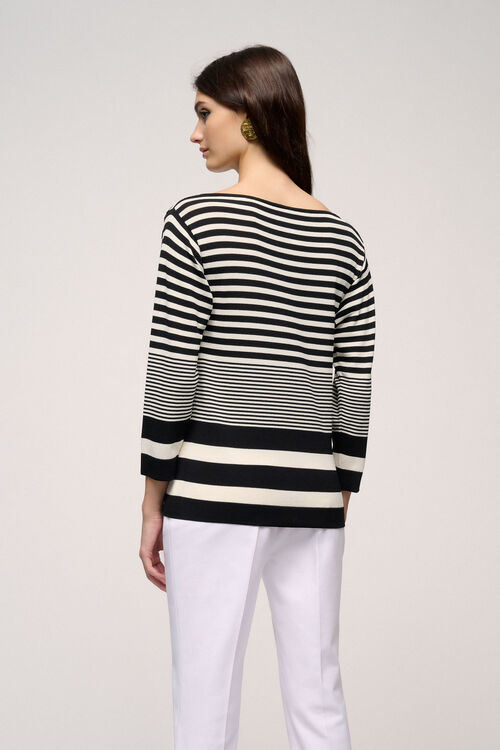 Luisa Spagnoli Corazza - Pullover a righe Fino al 60% di sconto