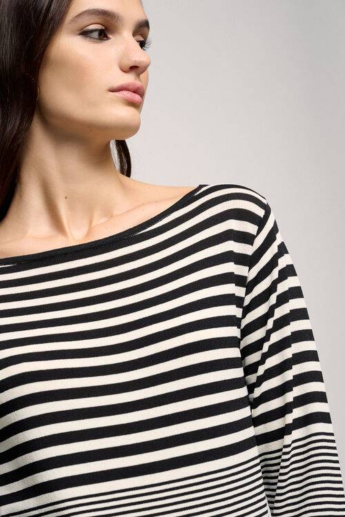 Luisa Spagnoli Corazza - Pullover a righe Fino al 60% di sconto