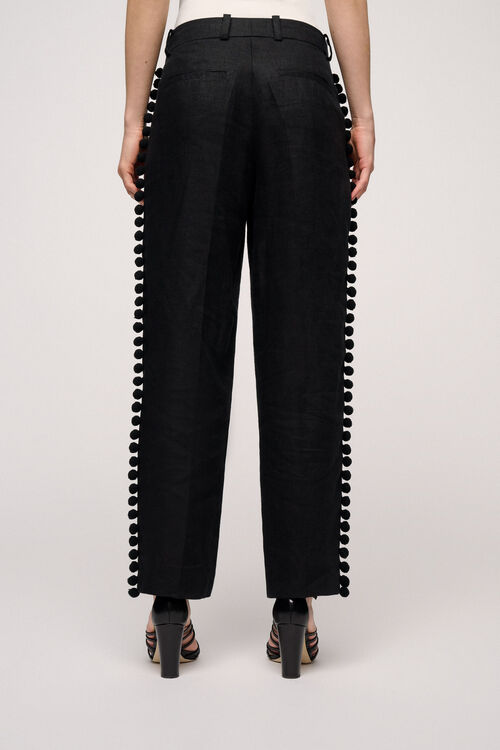 Luisa Spagnoli Amalfi - Pantaloni con pompon - Fashion Show Only for today