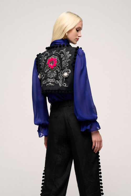 Luisa Spagnoli Vegano - Gilet modello bolero - Fashion Show Offerta speciale della fabbrica