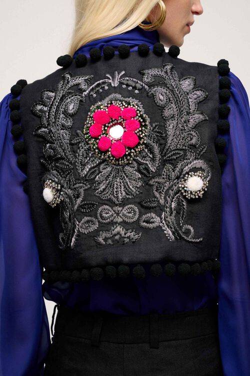 Luisa Spagnoli Vegano - Gilet modello bolero - Fashion Show Offerta speciale della fabbrica