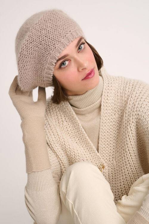 Luisa Spagnoli Carl - Basco in mohair Spedizione Gratuita