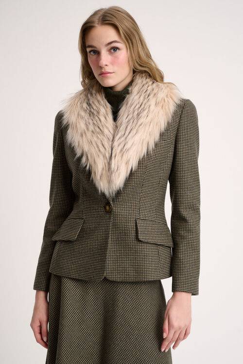 Luisa Spagnoli Redazione - Collo faux fur Offerte