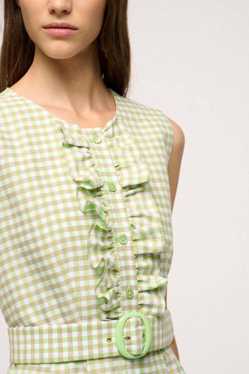 Luisa Spagnoli Pigolio - Abito Vichy Shopping online