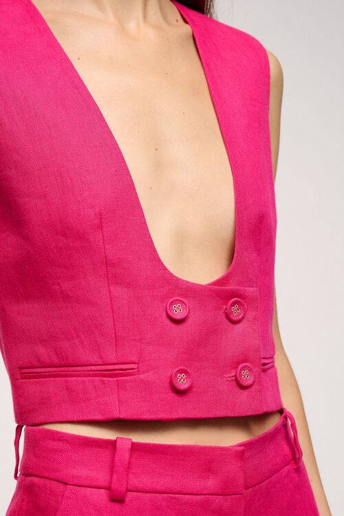 Luisa Spagnoli Valdo - Gilet cropped 50% di sconto con spedizione gratuita