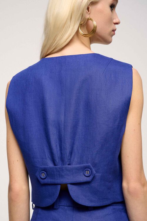 Luisa Spagnoli Valdo - Gilet cropped Officina