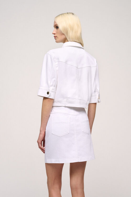 Luisa Spagnoli Visto - Giacca cropped in cotone Limitato a 3 giorni