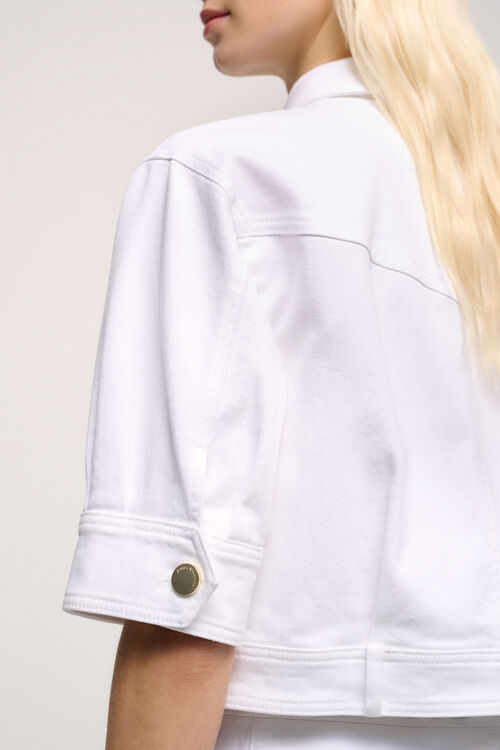 Luisa Spagnoli Visto - Giacca cropped in cotone Limitato a 3 giorni