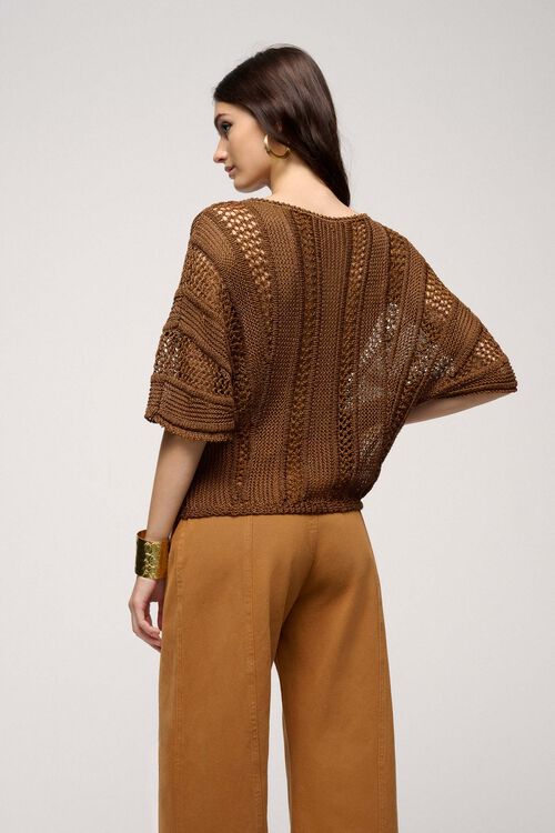 Luisa Spagnoli Cerniera - Top in maglia 50% di sconto per tempo limitato