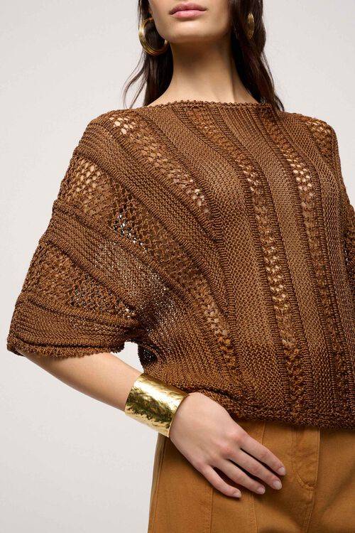 Luisa Spagnoli Cerniera - Top in maglia 50% di sconto per tempo limitato