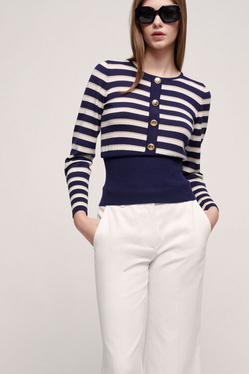 Luisa Spagnoli Margherita - Maglia a righe 2025