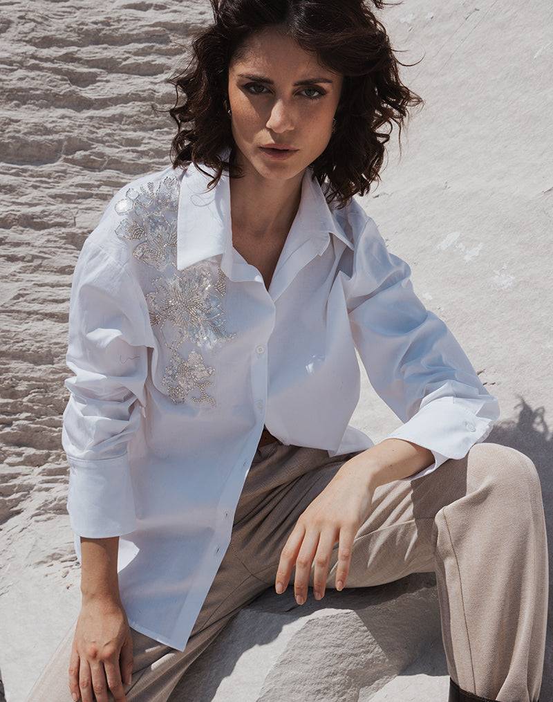 Risskio Max - Camicia con applicazione Prezzo Ridotto